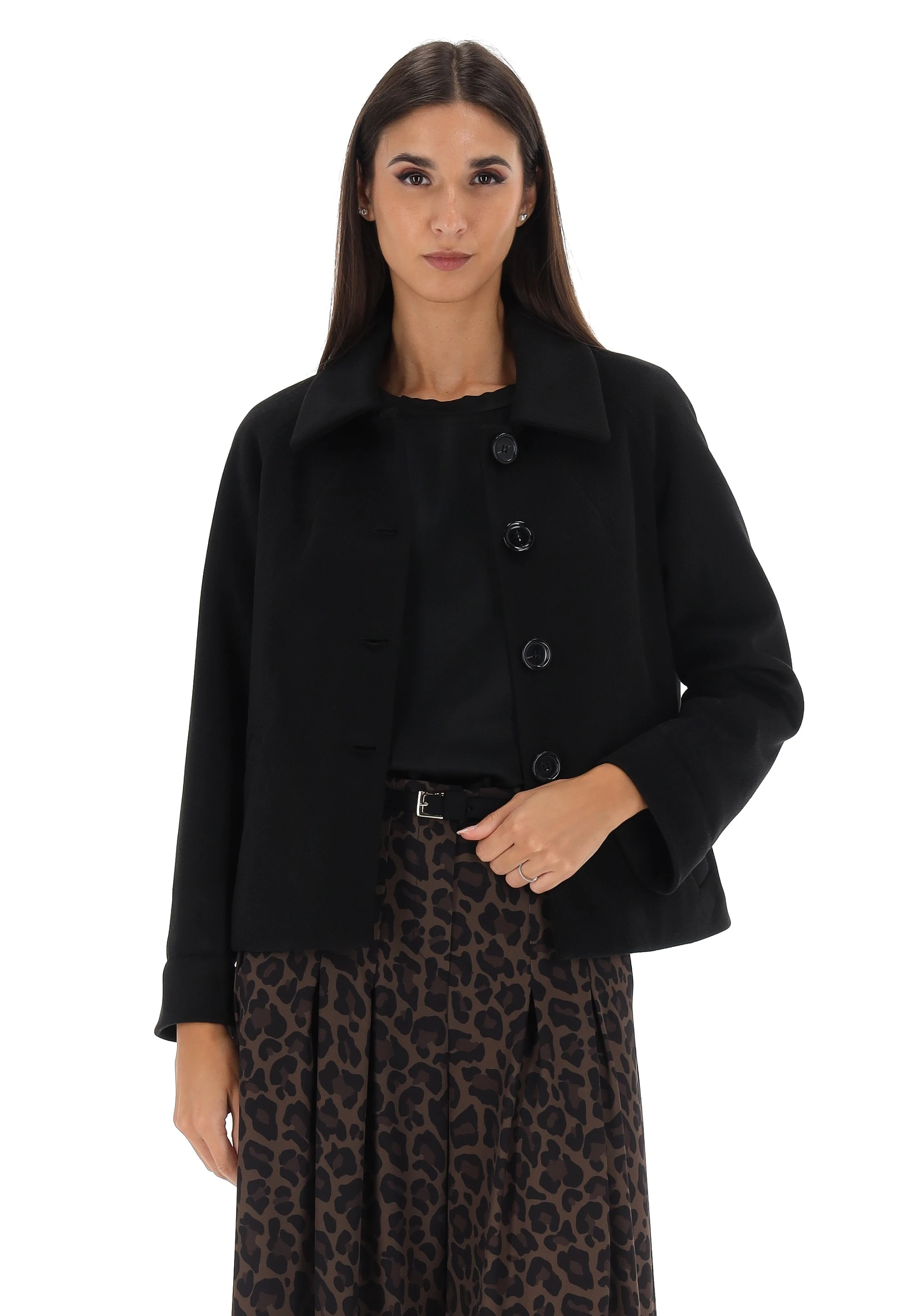 Cappotto corto Age raglan